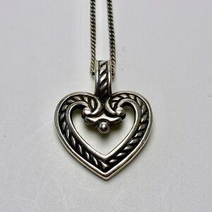 925 Silver Heart Pendant Necklace